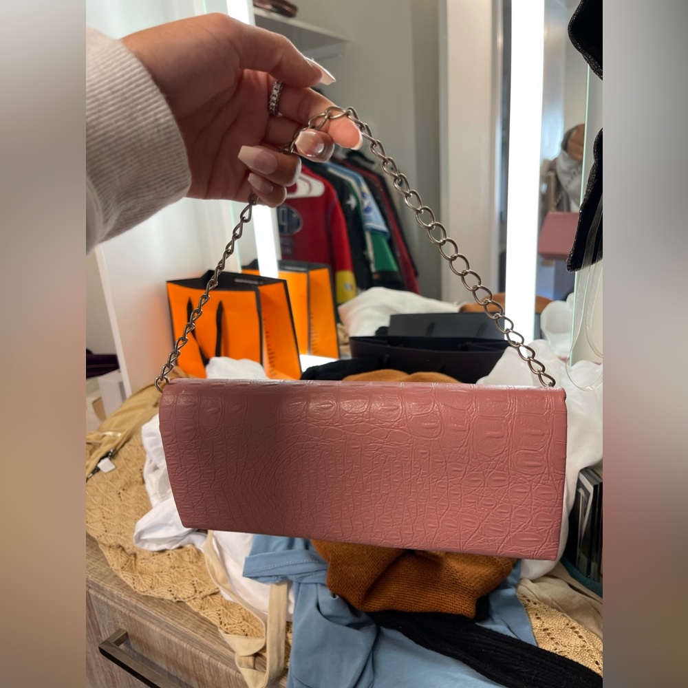 Pink mini shoulder bag